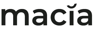 logo macia entero web negro